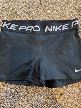 Nike Black Pro Dri-FIT Women's Training Shorts Large